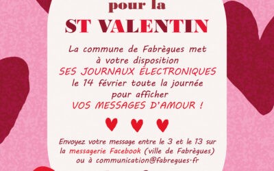 Déclarez votre flamme pour la St Valentin !