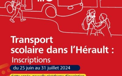 Inscriptions aux transports scolaire dans l’Hérault